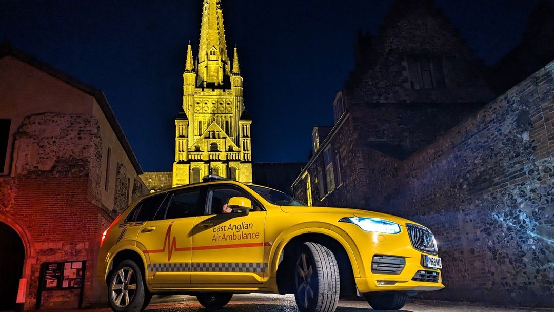 RRV Building light up